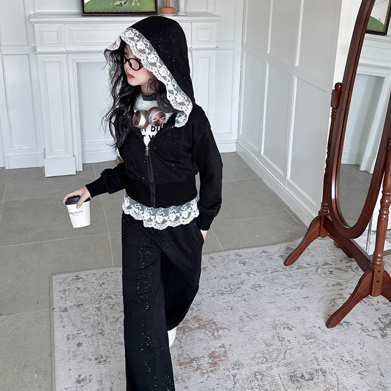 Girls Sweater & Wide Leg Pants Set – Autumn Kids Fashion Nepal | Tudoholic