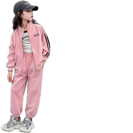 Girls Striped Cardigan & Pants Set – Spring Kids Fashion Nepal | Tudoholic