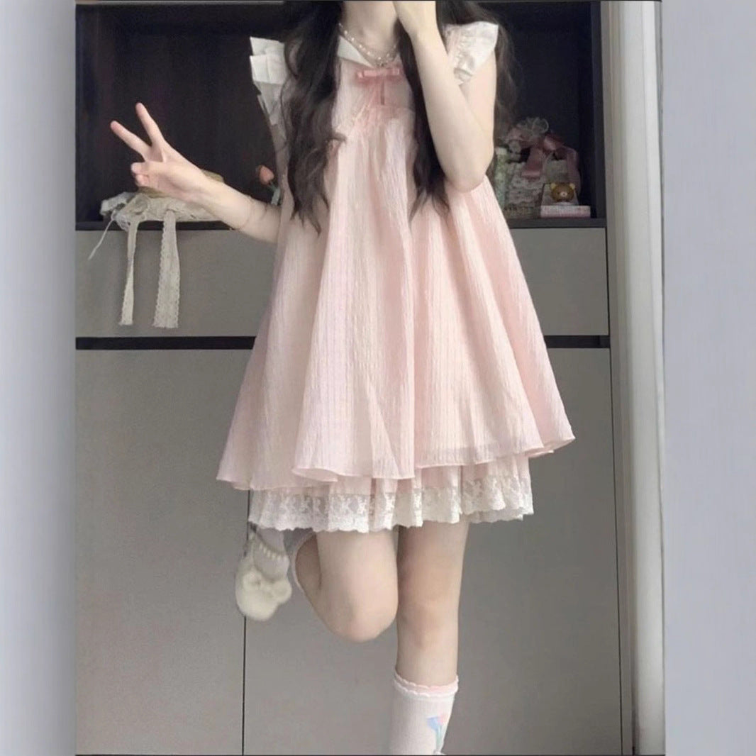 Girls Fairy Vest Top & Skirt Set – Elegant Kids Fashion Nepal | Tudoholic