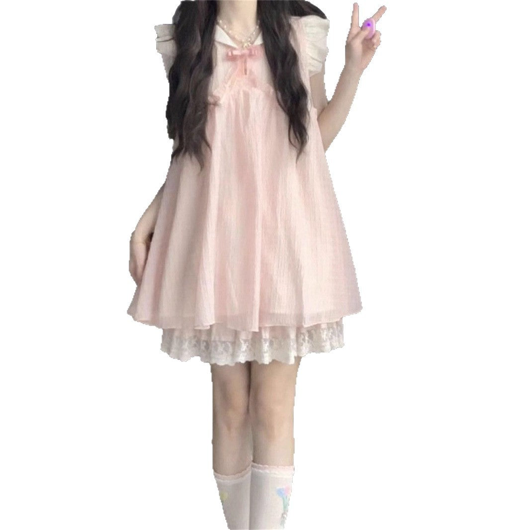 Girls Fairy Vest Top & Skirt Set – Elegant Kids Fashion Nepal | Tudoholic