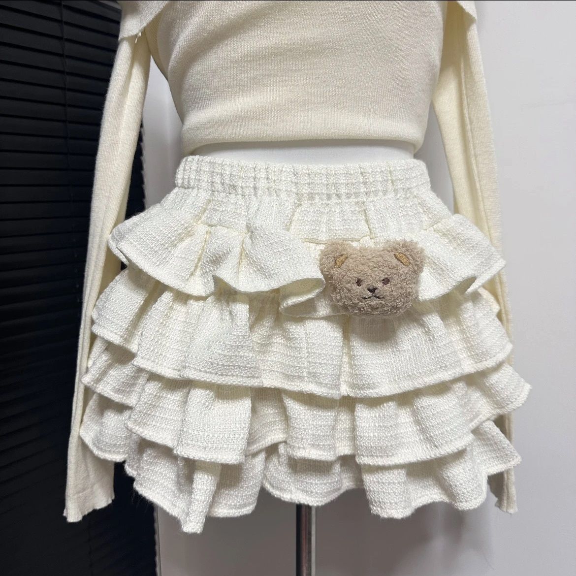 Girls Cake Dress Collar Two-Piece Set – Sweet Kids Outfit Nepal | Tudoholic