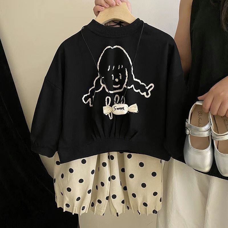 Girls Cartoon Sweater & Pants Set – Cozy Kids Clothes Nepal | Tudoholic
