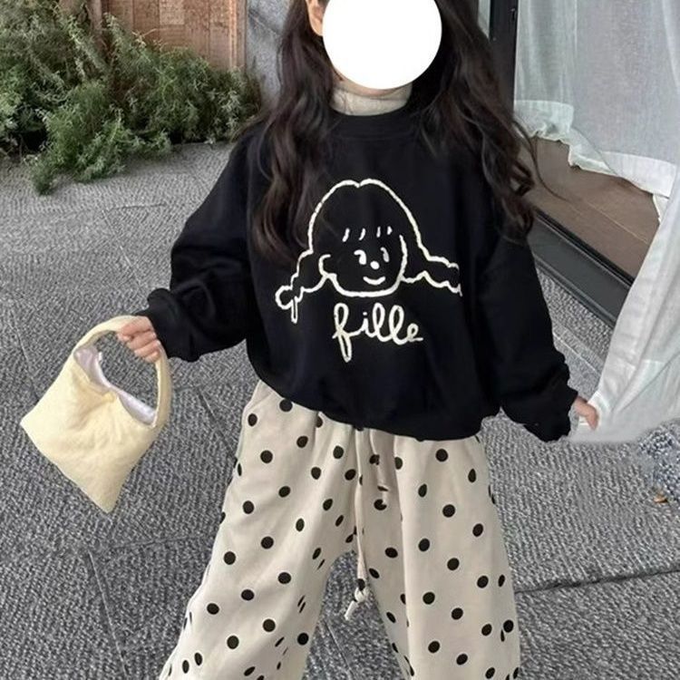 Girls Cartoon Sweater & Pants Set – Cozy Kids Clothes Nepal | Tudoholic