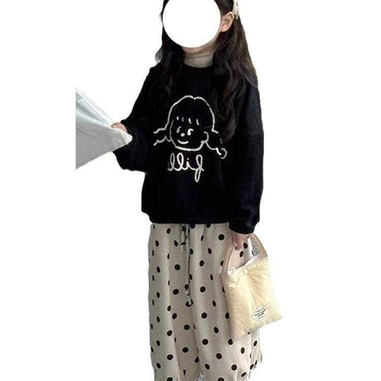 Girls Cartoon Sweater & Pants Set – Cozy Kids Clothes Nepal | Tudoholic
