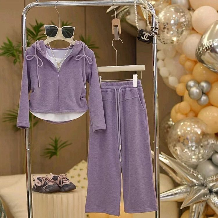 Girls Fake Two-Piece Top & Pants Set – Trendy Kids Fashion Nepal | Tudoholic