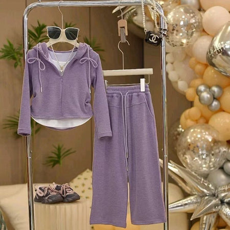 Girls Fake Two-Piece Top & Pants Set – Trendy Kids Fashion Nepal | Tudoholic