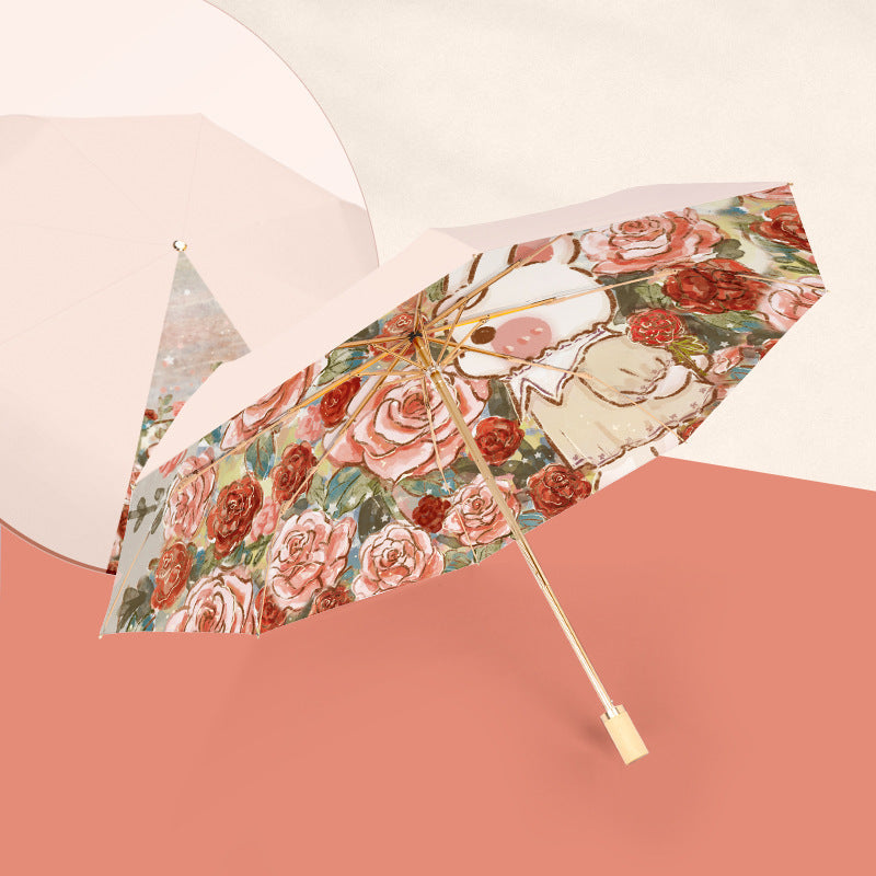 Amber Illustration Double-Layer: High-End "Museum" Sunshade