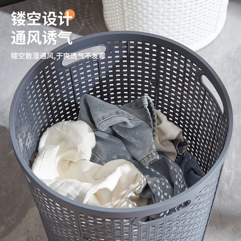 Rattan-Chic Palatial Basket: High-End "Breathable" Multi-Storage