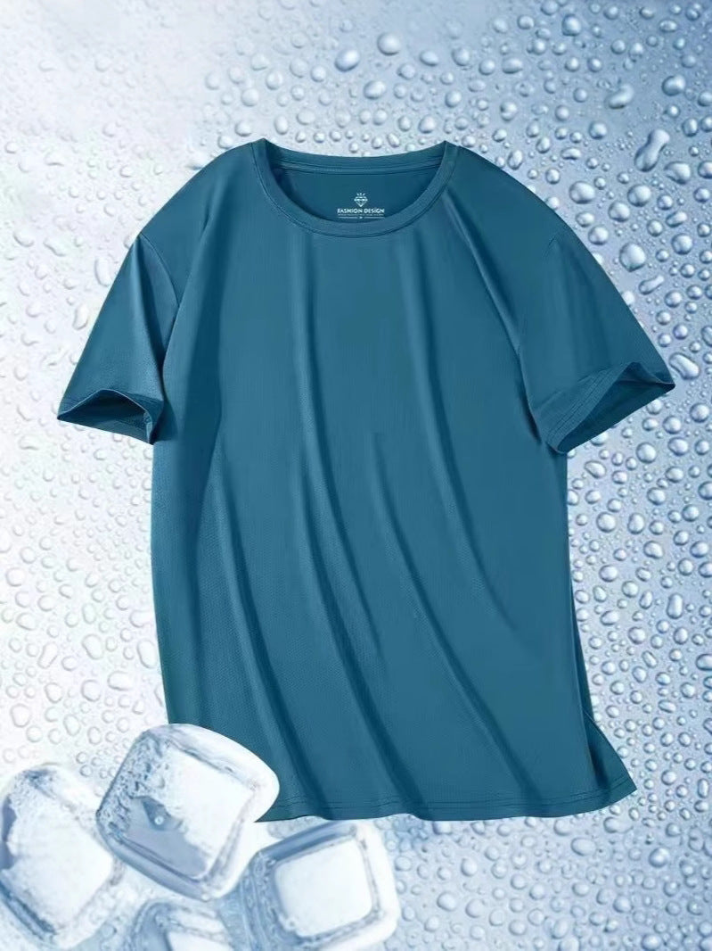 Men’s Breathable Mesh Sports T-Shirt – Quick-Dry Summer