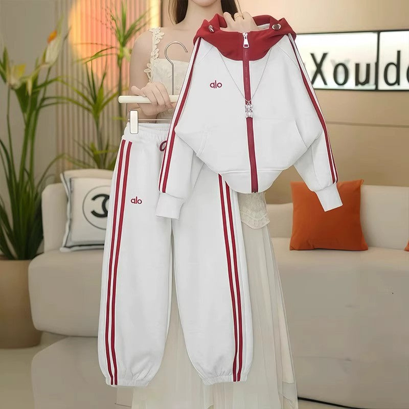 Girls Hoodie Sweatpants Set – Outfit Sets – Image 2