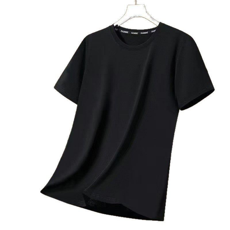 Men’s Loose Mesh Sports T-Shirt – Breathable Summer Wear