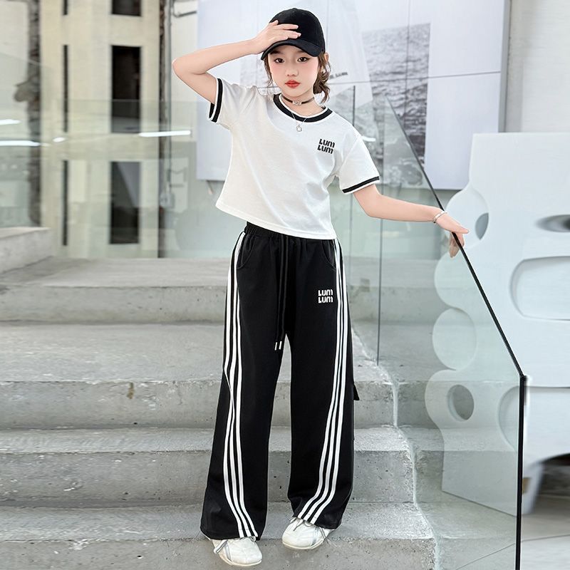 Girls Korean Letter Set – Summer Casual Two-Piece Outfit – Outfit Sets – Image 4