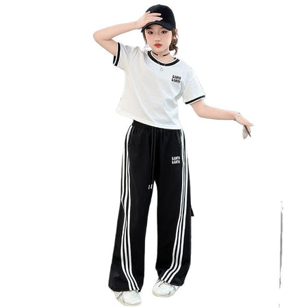 Girls Korean Letter Set – Summer Casual Two-Piece Outfit – Outfit Sets – Image 5