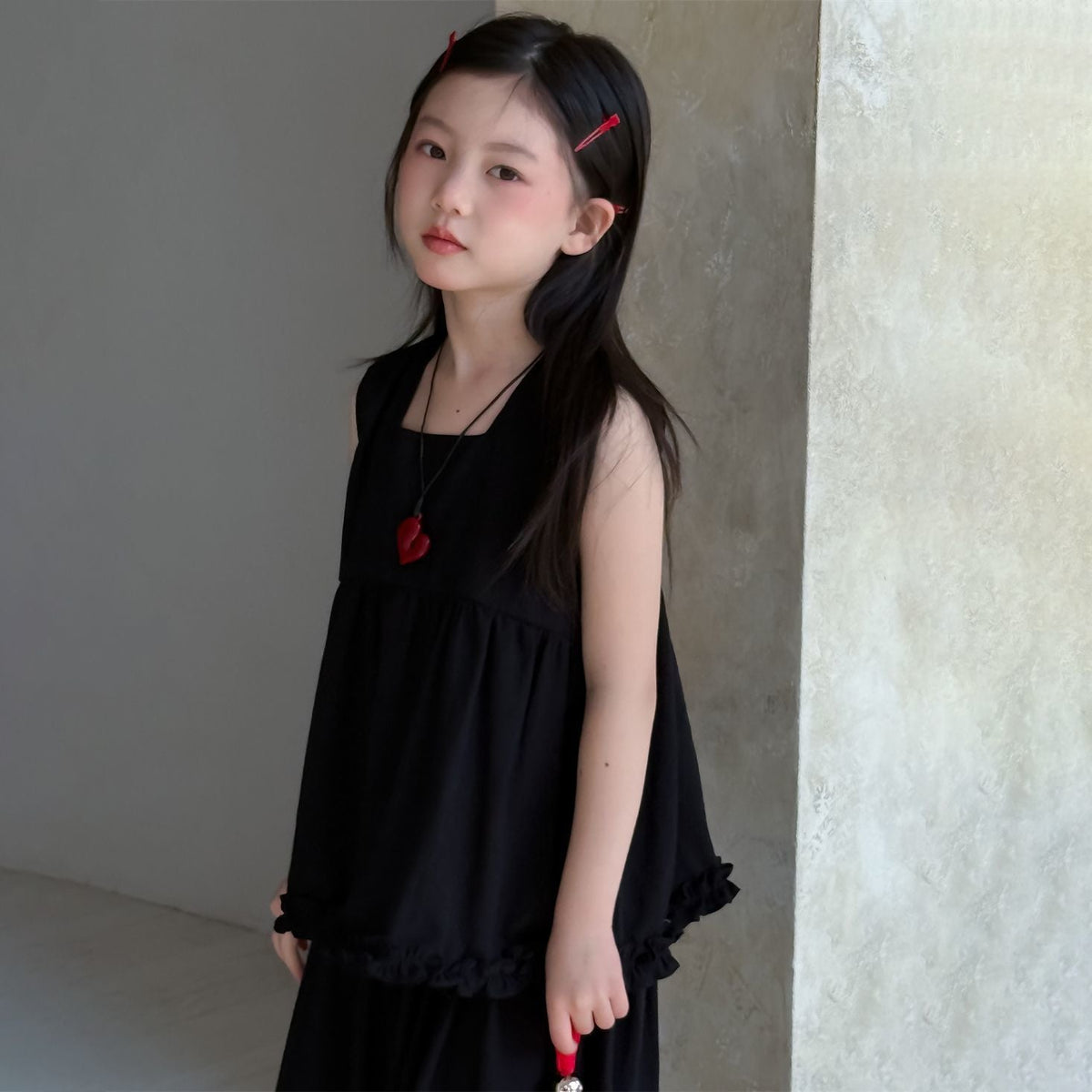 Girls Korean Sleeveless Set – Summer Thin Outfit – Outfit Sets – Image 4