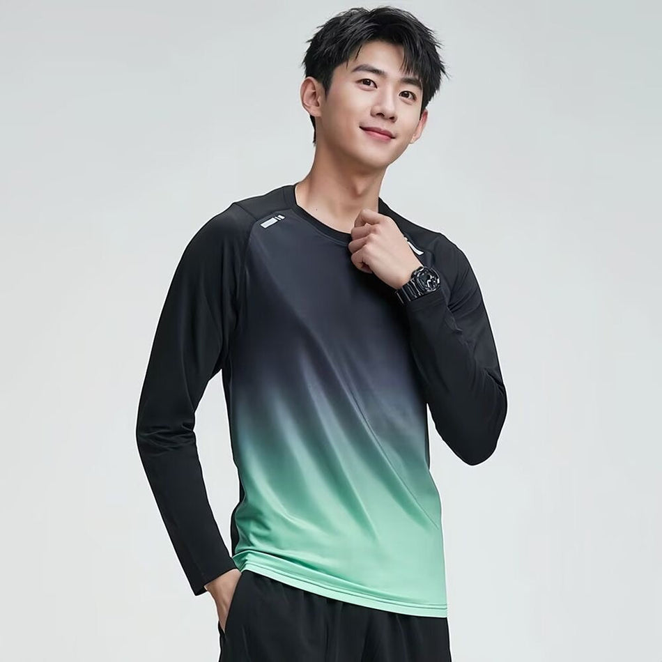 Men’s Long Sleeve Sports T-Shirt – Quick-Dry Training Wear