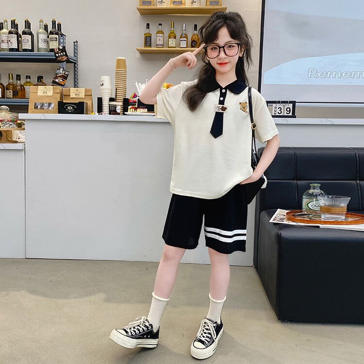 Girls Summer College Style Set – Casual Two-Piece Outfit – Outfit Sets – Image 3