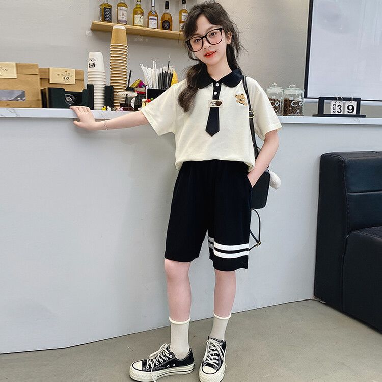 Girls Summer College Style Set – Casual Two-Piece Outfit – Outfit Sets – Image 4