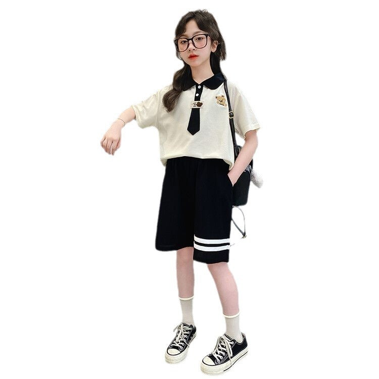 Girls Summer College Style Set – Casual Two-Piece Outfit – Outfit Sets – Image 5