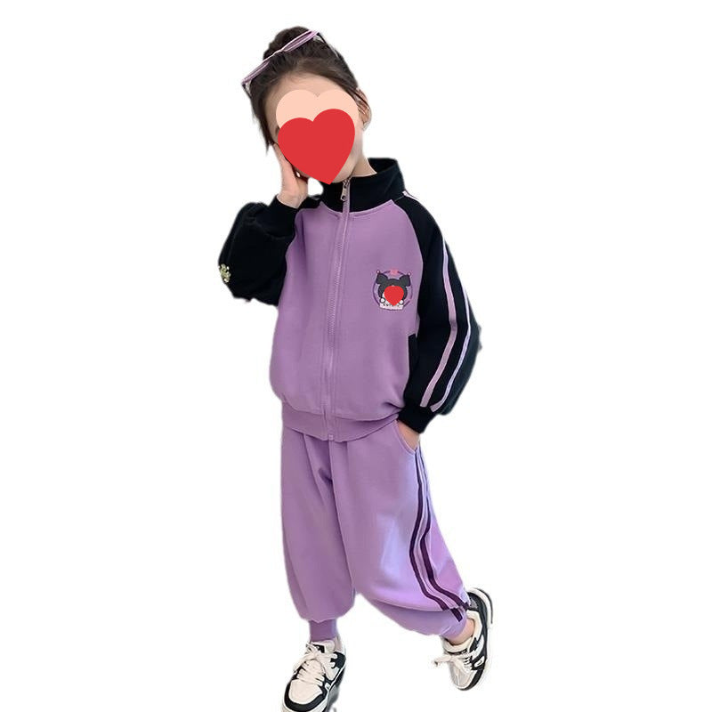 Girls Printed Sweat Set – Spring Autumn Outfit 2024 – Outfit Sets – Image 5