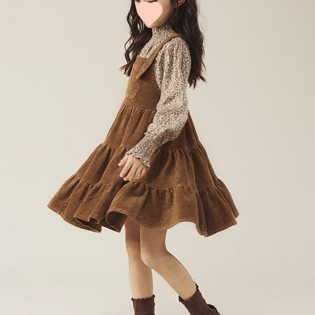 Girls Floral Suspender Skirt Set – Korean Spring Outfit – Outfit Sets – Image 2