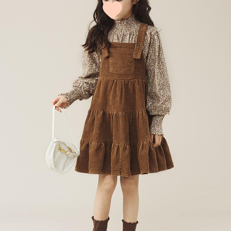 Girls Floral Suspender Skirt Set – Korean Spring Outfit – Outfit Sets – Image 4