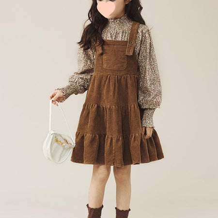 Girls Floral Suspender Skirt Set – Korean Spring Outfit – Outfit Sets – Image 4