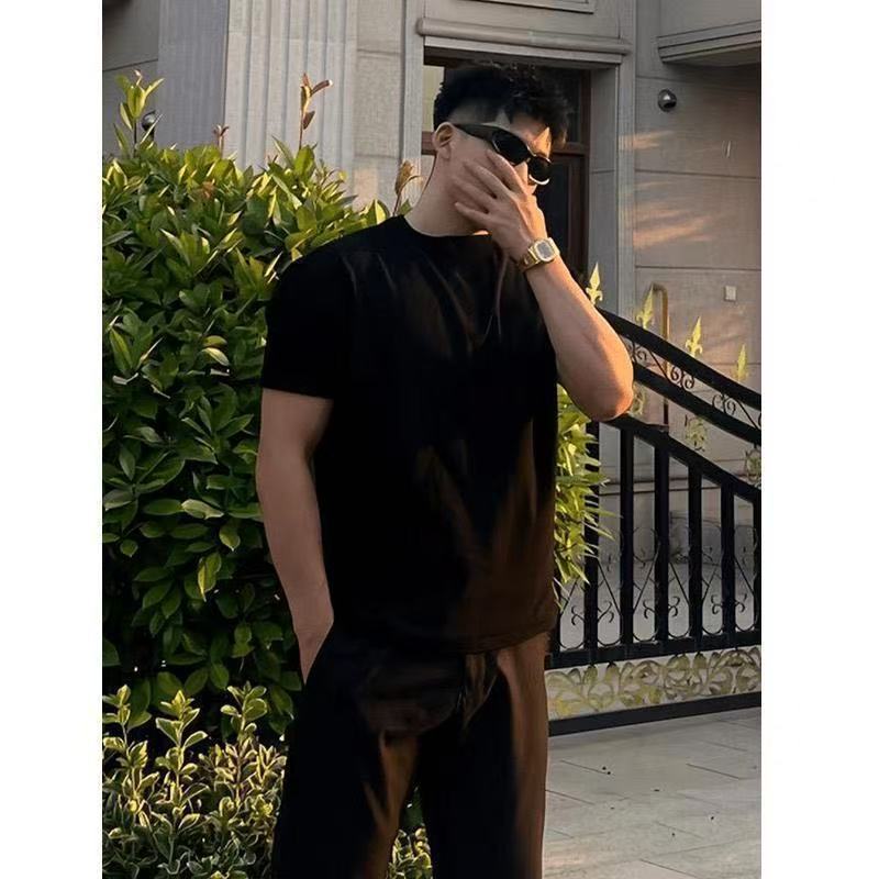 Men’s Slim Fit Muscle T-Shirt – Summer Sports Stretch Wear