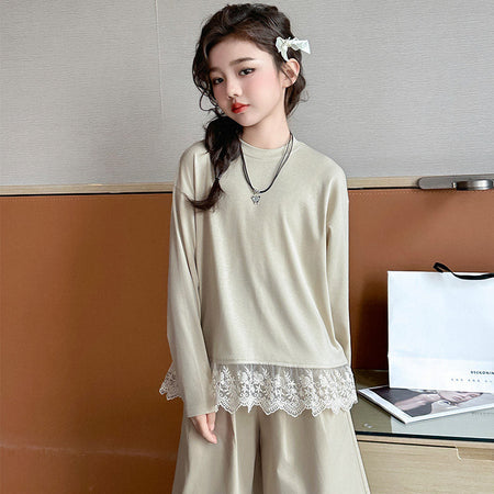 Girls Korean Vest Set – Spring 3-Piece Outfit – Outfit Sets – Image 3