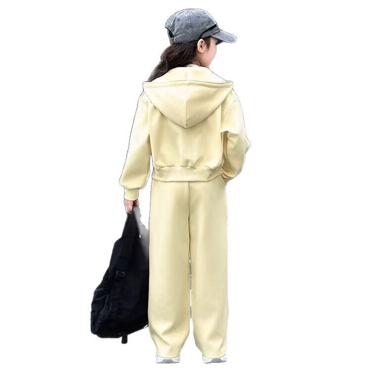 Girls Hooded Sweater Set – Spring Sports Outfit – Outfit Sets – Image 5