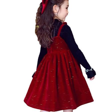 Girls Suspender Skirt Set – Winter Korean Outfit – Outfit Sets – Image 5