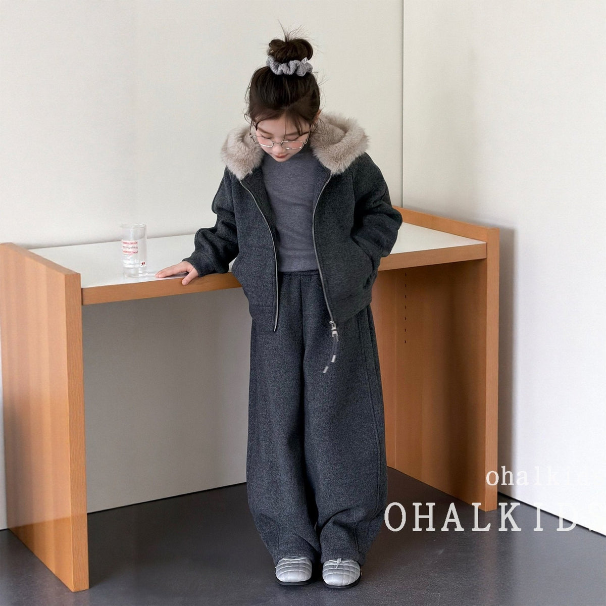 Girls Fleece Hoodie Set – Winter Pants Outfit – Outfit Sets – Image 4