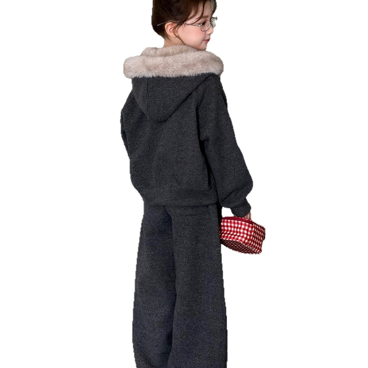 Girls Fleece Hoodie Set – Winter Pants Outfit – Outfit Sets – Image 5