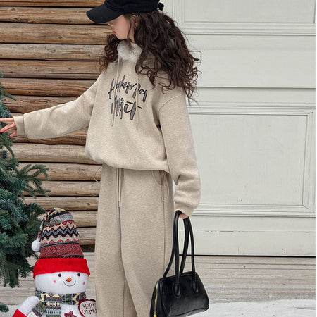 Girls Frayed Sweater Set – Winter Pants Outfit Suit – Outfit Sets – Image 4