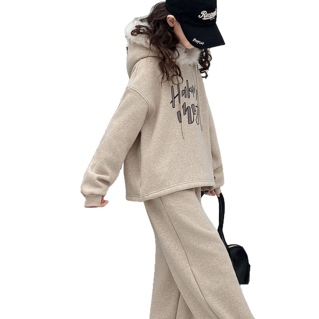 Girls Frayed Sweater Set – Winter Pants Outfit Suit – Outfit Sets – Image 5