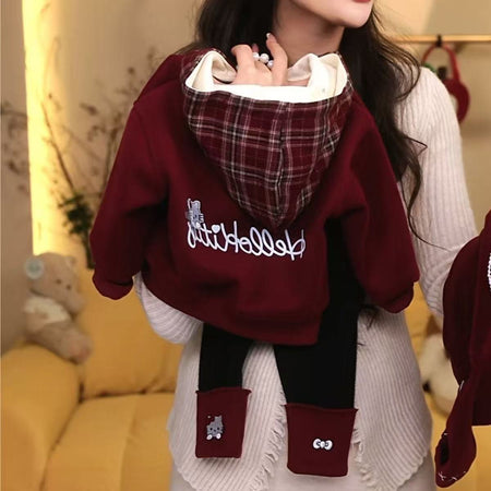 Girls KT Cat Sweater Set – Winter Leggings Outfit – Outfit Sets – Image 2