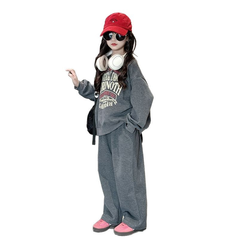 Girls Retro T-Shirt Set – Spring Korean Outfit – Outfit Sets – Image 5