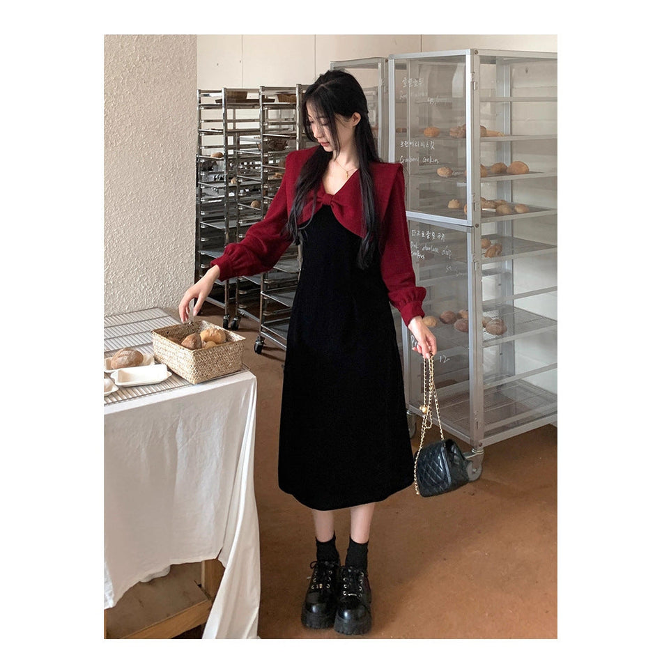 Hepburn High Waist Slim Long Dress Plus Size Women