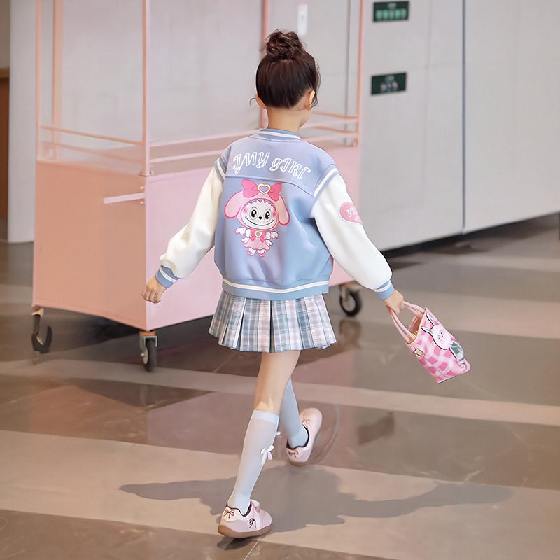 Girls Korean Pleated Skirt Set – Cute 3-Piece Outfit – Outfit Sets – Image 4