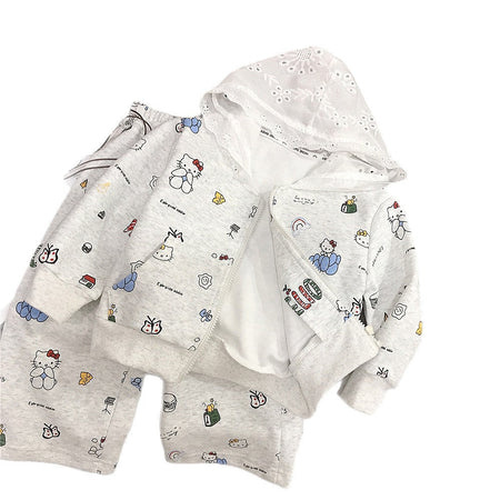 Baby Girl Hooded Set – Spring Autumn Outfit Suit – Outfit Sets – Image 5