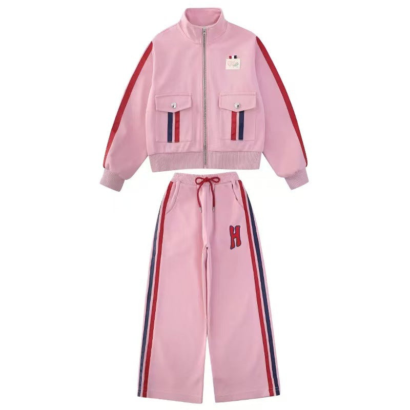 Girls Hooded Tracksuit Set – Autumn Casual Outfit – Outfit Sets – Image 5