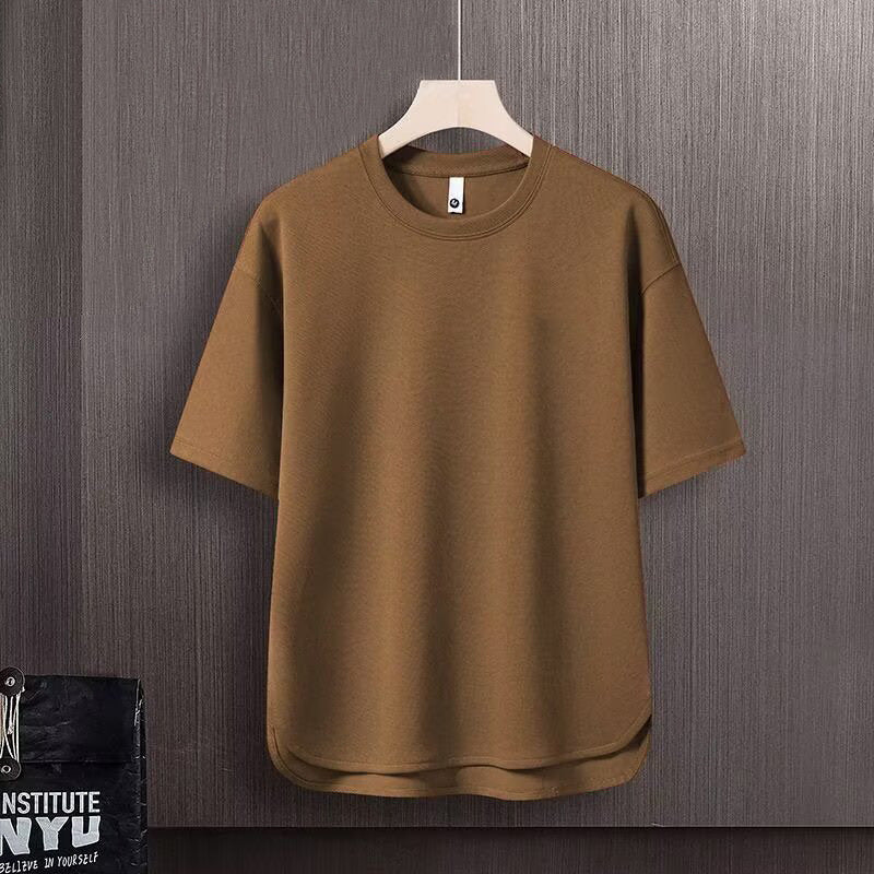 Men's Hong Kong Style T-Shirt – Loose Trendy Summer Wear