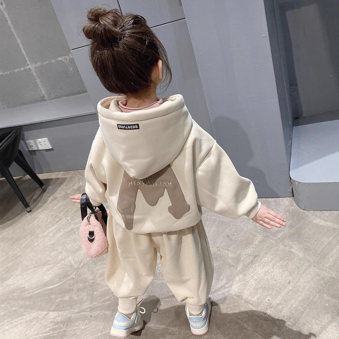Girls Fleece Hoodie Set – Winter Tracksuit Outfit – Baby & Children's Outfits – Image 4