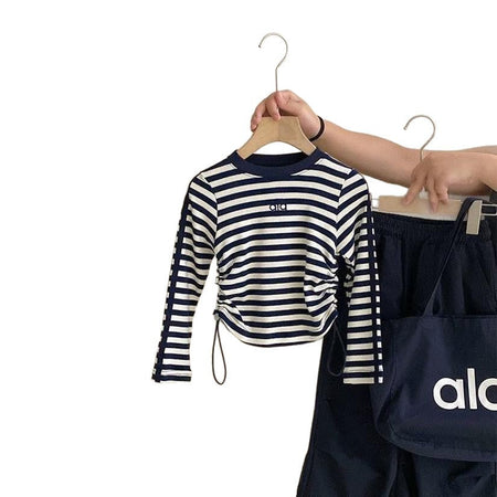 Girls Striped Shirt Set – Spring Autumn Outfit – Baby & Children's Outfits – Image 5