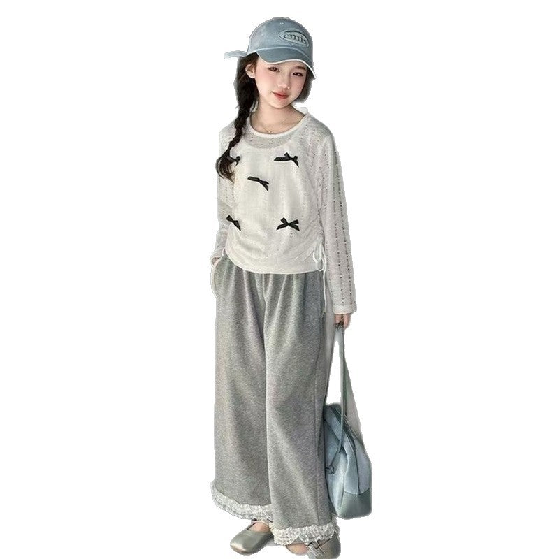 Girls Bow Camisole Set – Trendy 3-Piece Outfit – Baby & Children's Outfits – Image 5
