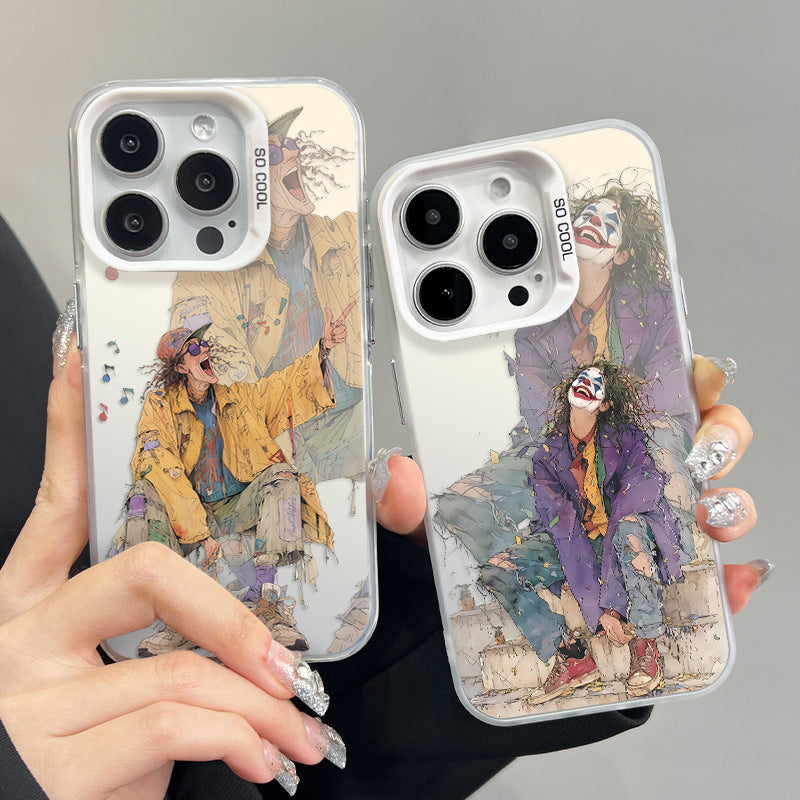 iPhone Joker Cartoon Hard Case 11 12 13 14 17 Pro XR