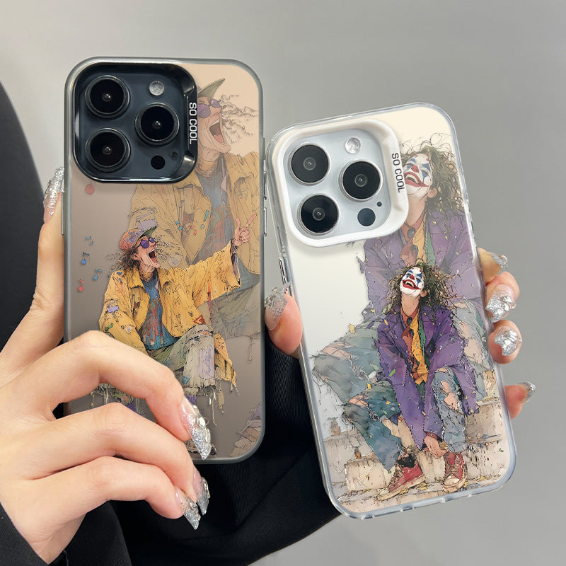 iPhone Joker Cartoon Hard Case 11 12 13 14 17 Pro XR