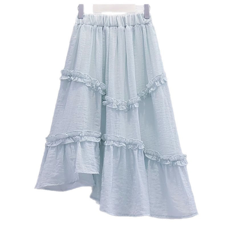 Girls Lace Skirt Two-Piece Summer Outfit Set – Baby & Children's Outfits – Image 5