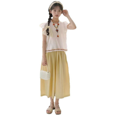 Girls Korean Yamamoto Pants Two-Piece Set – Baby & Children's Outfits – Image 5