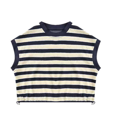 Girls Korean Striped Wide-Leg Summer Set – Baby & Children's Outfits – Image 5