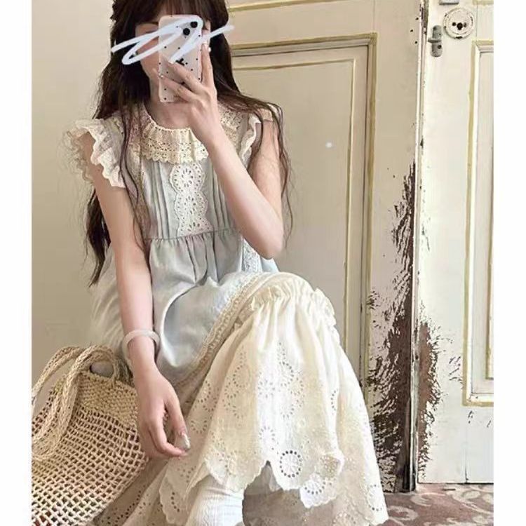 Girls Korean Flutter Sleeve Skirt Summer Set – Baby & Children's Outfits – Image 2